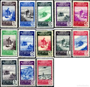 Timbres: 246819 MNH MARRUECOS ESPAÑOL 1949 75 ANIVERSARIO DE LA UPU